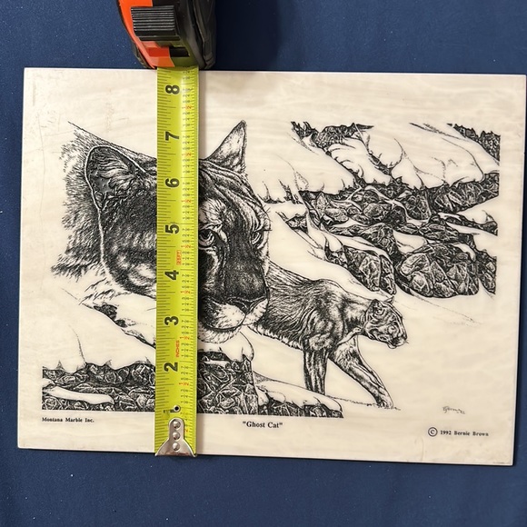 MONTANA MARBLE “Ghost Cat” by Bernie Brown - Picture 3 of 11